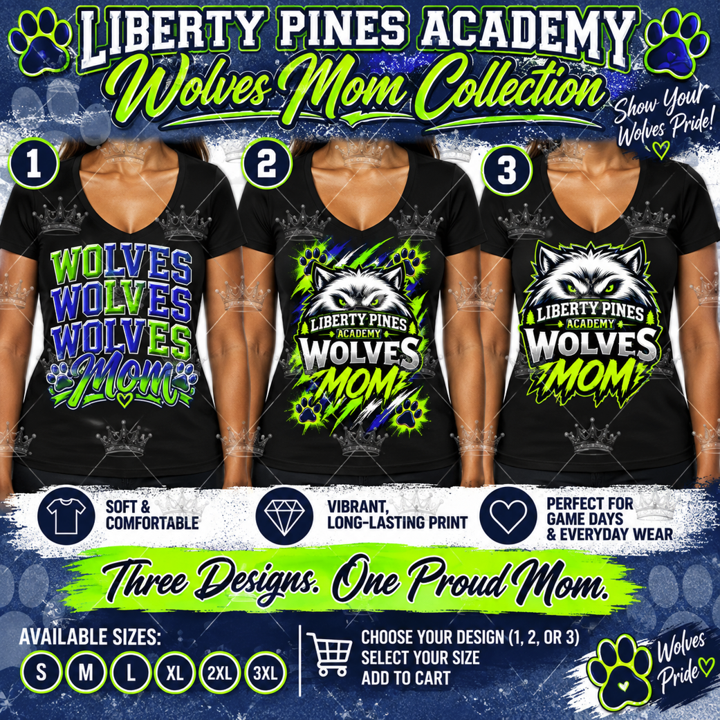 Liberty Pines Academy Wolves Mom Collection