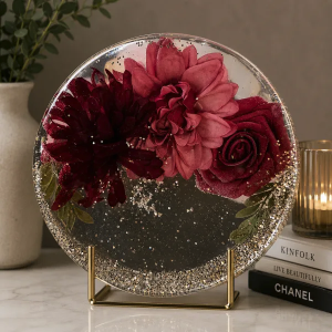 FLORAL RESIN TRAY