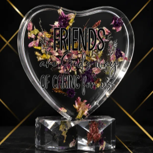 Heart-Shaped Resin Keepsake