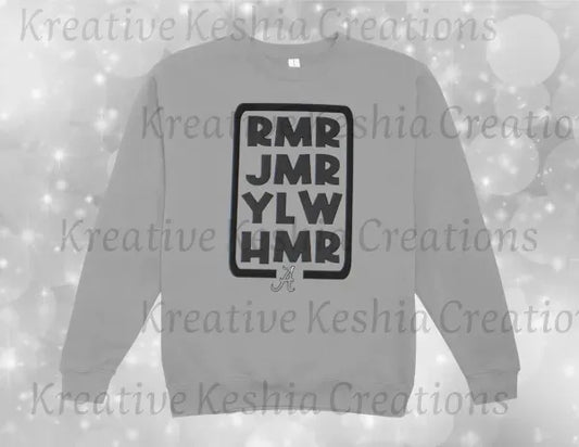 RAMMER JAMMER YELLOW HAMMER ALABAMA INSPIRED SWEATER