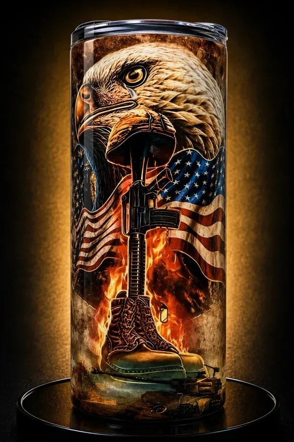 Veteran Eagle Tumbler