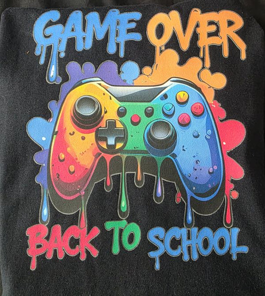 Game Over Back to School Shirt